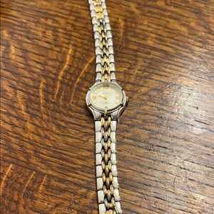 Armitron Women's Silver and Gold Watch